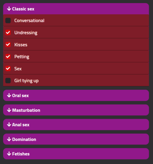 Task categories